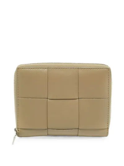 Pre-owned Bottega Veneta Cassette Wallet In Brown