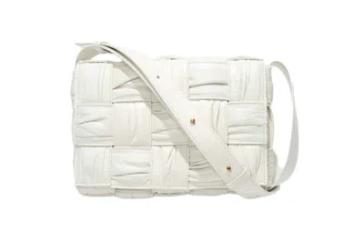 Pre-owned Bottega Veneta Cassette White