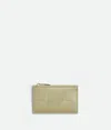 Bottega Veneta Bottega  Veneta Zipped Card Case In Green