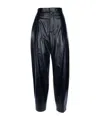 Bottega Veneta Pleated Trousers With Belt Loops And Pockets In Black