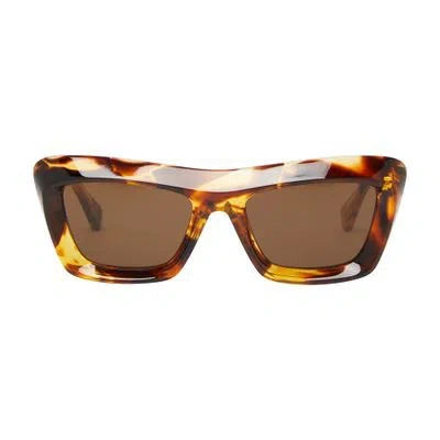 Bottega Veneta Sunglasses In Brown