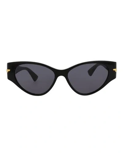 Bottega Veneta Cat Eye-frame Acetate N/a Woman Sunglasses Black Size 55 Acetate