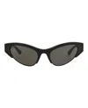 Bottega Veneta Cat Eye-frame Acetate Sunglasses In Black