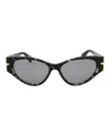 Bottega Veneta Bv1002s Cat-eye Acetate Sunglasses In Black