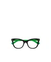 Bottega Veneta Eyewear Cat-eye Frame Glasses In Black