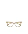 Bottega Veneta Cat-eye Frame Flat Mirror In Brown