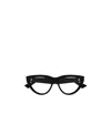 Bottega Veneta Cat-eye Frame Glasses In Black