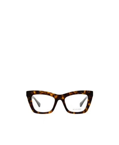 Bottega Veneta Cat-eye Frame Glasses In Brown