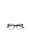 Bottega Veneta Cat Eye Frame Plain Glasses In White