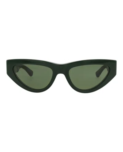Bottega Veneta Cat Eye-frame Recycled Acetate Sunglasses In Gray