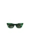 Bottega Veneta Womens Green Bv1101s Cat-eye Acetate Sunglasses In Black