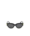 Bottega Veneta Cat Eye-frame Sunglasses In Gray