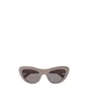 Bottega Veneta Eyewear Bombe Cat Eye Sunglasses In Gray