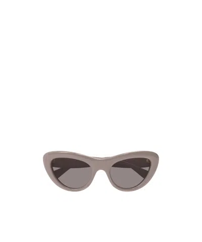 Bottega Veneta Eyewear Bombe Cat Eye Sunglasses In Gray