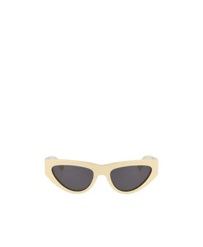 Bottega Veneta Cat-eye Frame Sunglasses In Nude
