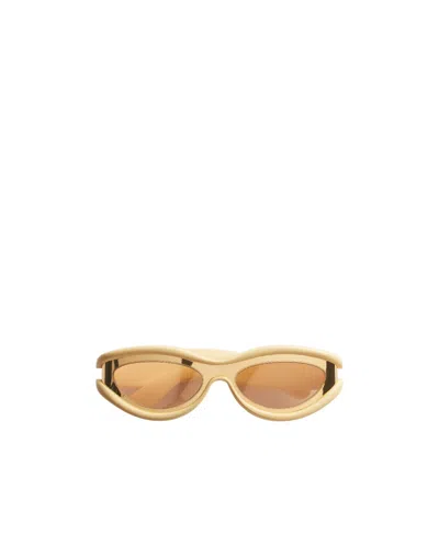 Bottega Veneta Cat-eye Frame Tinted Lenses Sunglasses In Nude