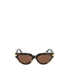 Bottega Veneta Angle Cat-eye Sunglasses In Black