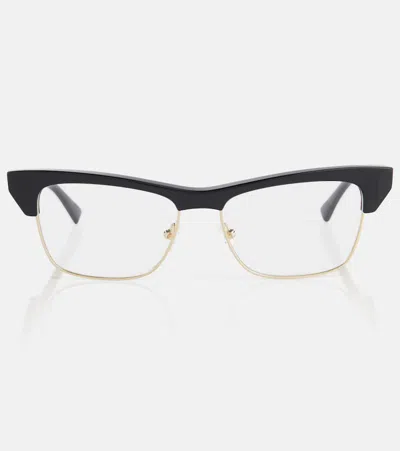 Bottega Veneta Cat-eye Glasses In Black