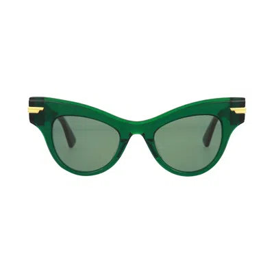 Pre-owned Bottega Veneta Cat Eye Glasses 'green' | Women's Size Onesize