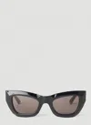 Bottega Veneta Cat Eye Sunglasses In Black
