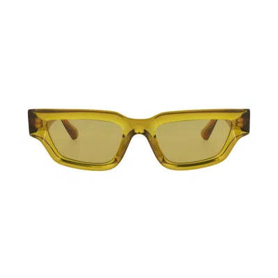 Pre-owned Bottega Veneta Cat Eye Sunglasses 'brown/yellow' | Men's Size Onesize