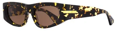 Pre-owned Bottega Veneta Cat Eye Sunglasses Bv1144s 002 Blonde Havana 51mm 1112 In Brown