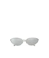 Bottega Veneta Eyewear Cat Eye Frame Sunglasses In Gray