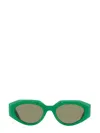 Bottega Veneta Cat Eye Sunglasses In Green