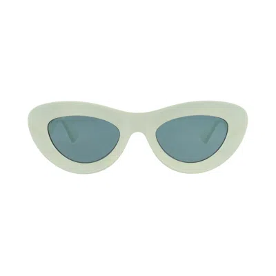 Pre-owned Bottega Veneta Cat Eye Sunglasses 'green' | Women's Size Onesize