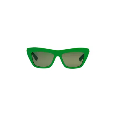 Pre-owned Bottega Veneta Cat Eye Sunglasses 'green/green' | Women's Size Onesize