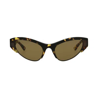 Pre-owned Bottega Veneta Cat Eye Sunglasses 'havana/brown' | Women's Size Onesize