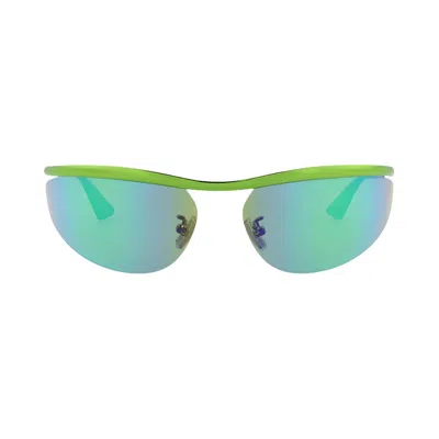 Pre-owned Bottega Veneta Cat Eye-frame Metal Sunglasses 'green' | Men's Size Onesize