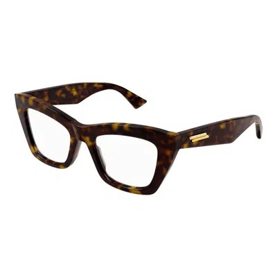 Bottega Veneta Cat-eye Acetate Eyeglasses In Brown