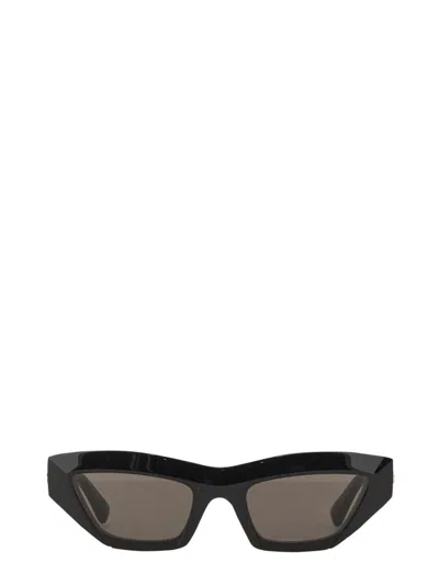 Bottega Veneta Cat-eye Acetate Sunglasses In Metallic
