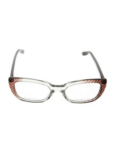 Pre-owned Bottega Veneta Cat-eye Eyeglasses In Purple
