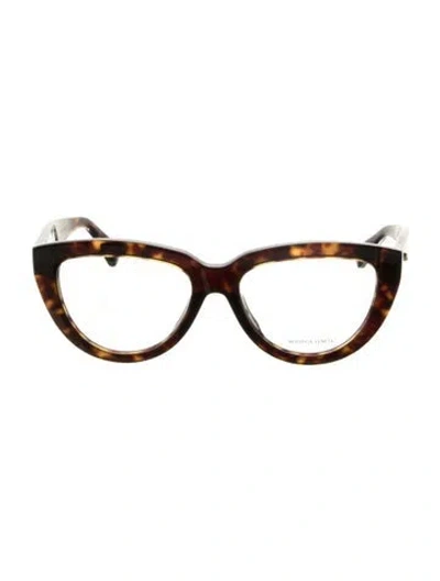 Pre-owned Bottega Veneta Cat-eye Eyeglasses W/ Tags In Black