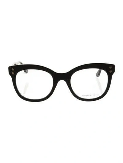 Pre-owned Bottega Veneta Cat-eye Eyeglasses W/ Tags In Black
