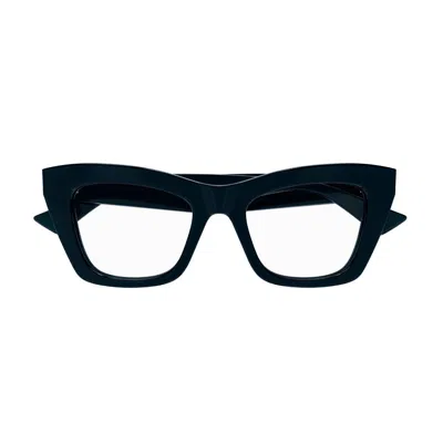 Bottega Veneta Cat-eye Frame Glasses In Gray