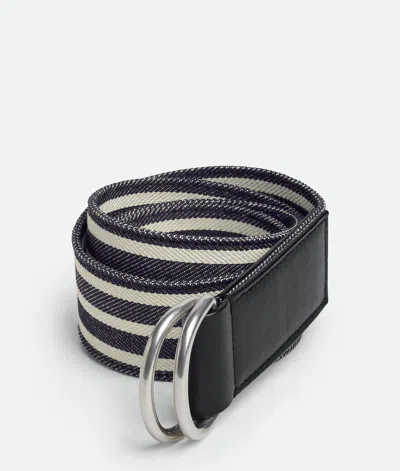 Bottega Veneta Webbing Nastro Belt In Blue