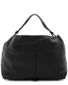 Bottega Veneta Cervo Leather Intrecciato Large Hobo (authentic Pre-loved) In Black