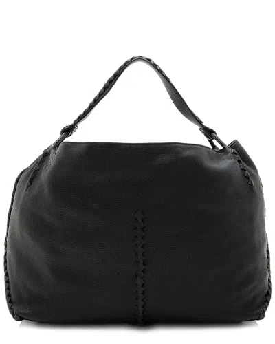 Bottega Veneta Cervo Leather Intrecciato Large Hobo (authentic Pre-loved)