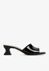 Bottega Veneta Cha Cha 50 Leather Mules In Black