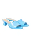 Bottega Veneta Cha Cha 50mm Leather Mules In Blue