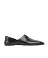 Bottega Veneta Womens Black Cha Cha Closed-back Leather Slipper Eur 37 / 4 Uk In Black