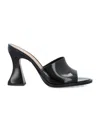 Bottega Veneta Cha-cha Patent Leather Mules In Black