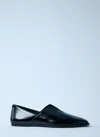 Bottega Veneta Womens Black Cha Cha Closed-back Leather Slipper Eur 37 / 4 Uk In Black