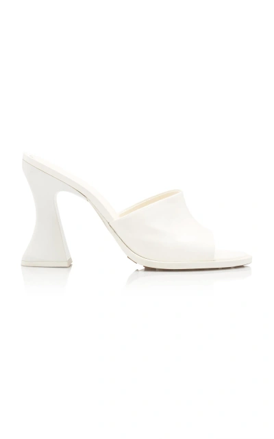 Bottega Veneta Cha-cha Vinyl Sandals In White