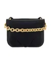Bottega Veneta Chain-link Detail Crossbody Bag In Black
