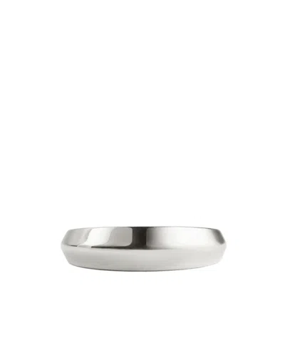 Bottega Veneta Chain Link Detail Ring In White