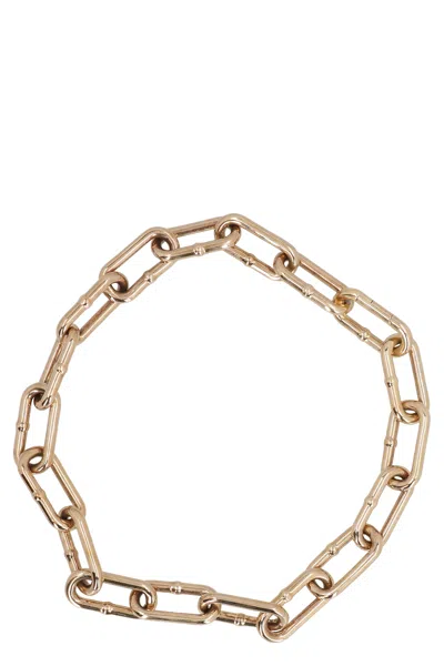 Bottega Veneta Chain Necklace In Gold